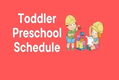 Toddler Preschool Schedule featured