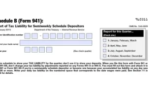 941 Schedule B Form Featured Images