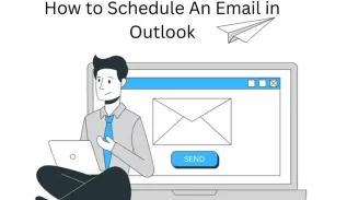 How to schedule an email in outlook featured images