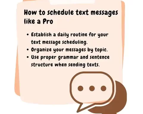 How to schedule text messages like a Pro