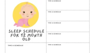 Sleep Schedule for 12 Month Old
