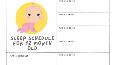 Sleep Schedule for 12 Month Old