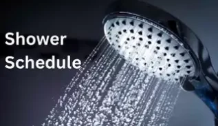 featured images of shower schedule template